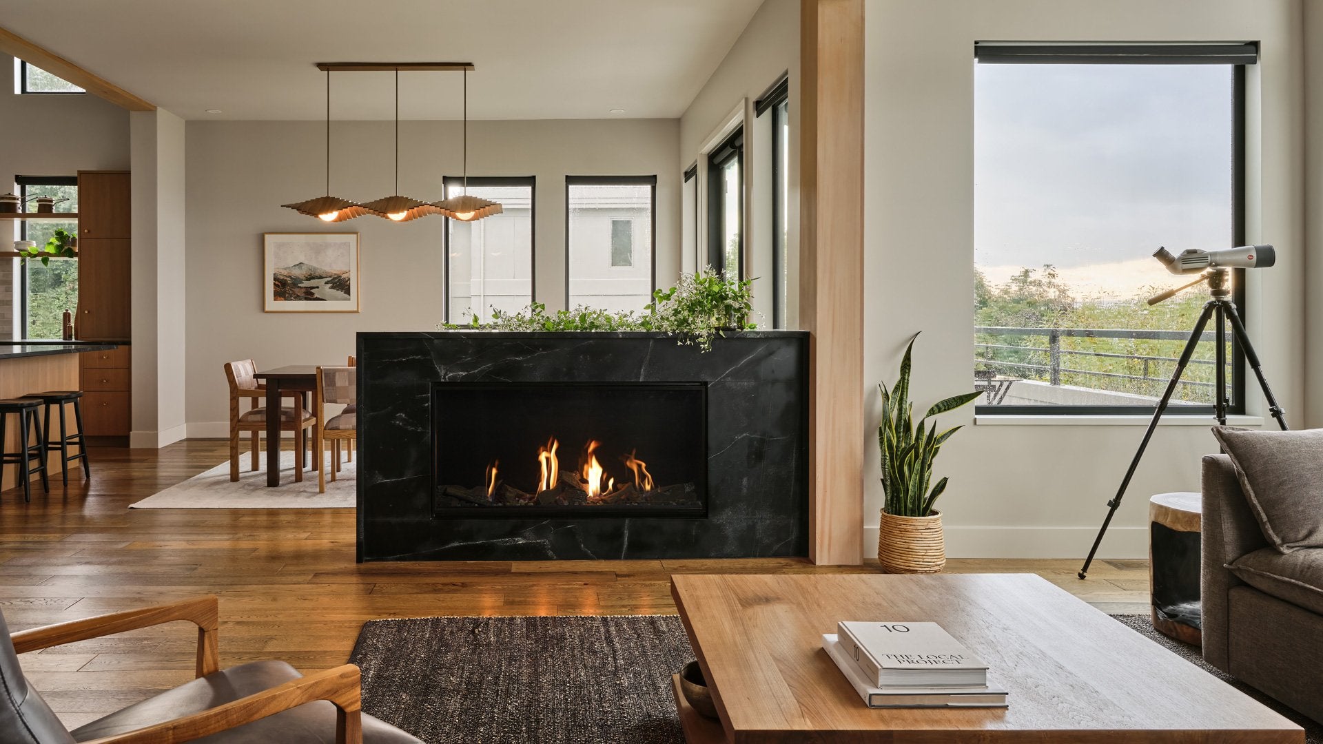 NB55 Single Sided Mesh Barrier 55" Fireplace