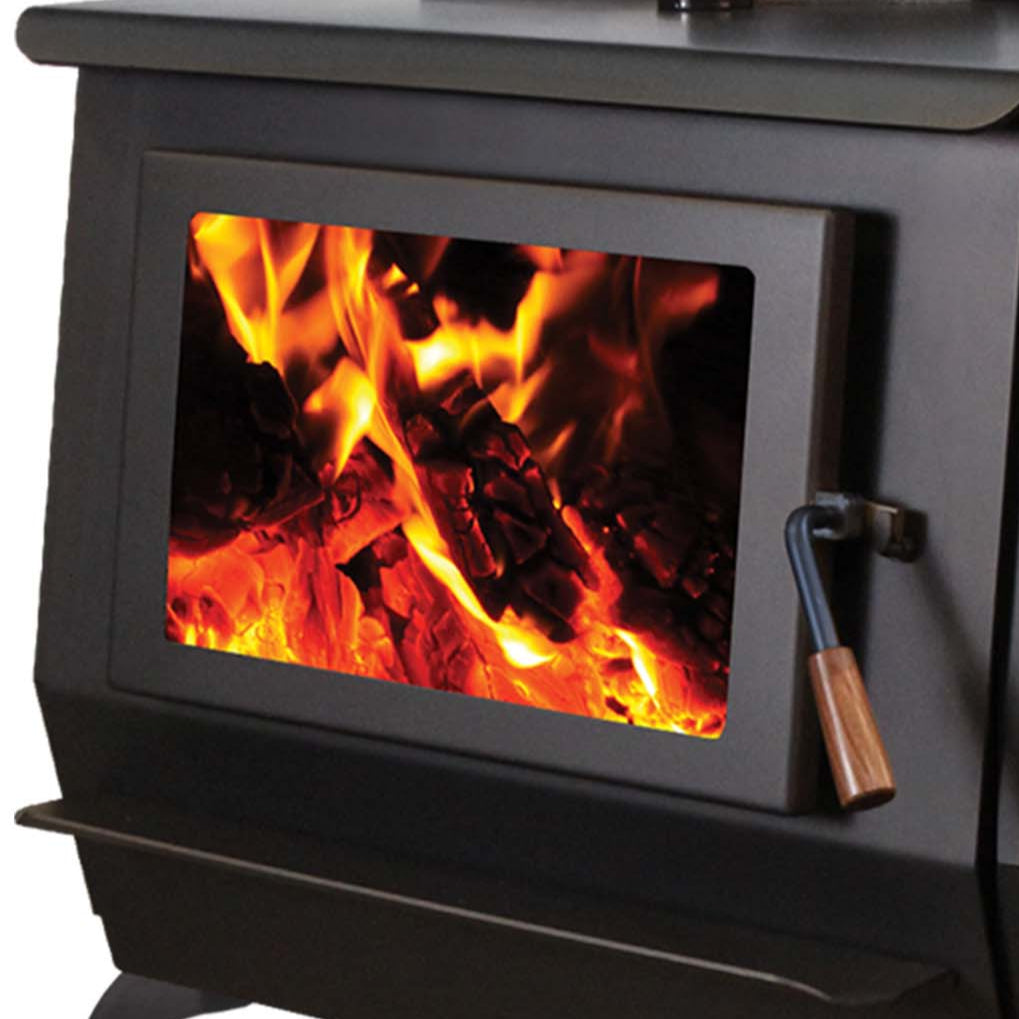 Black Painted Door - Wheatland Fireplace