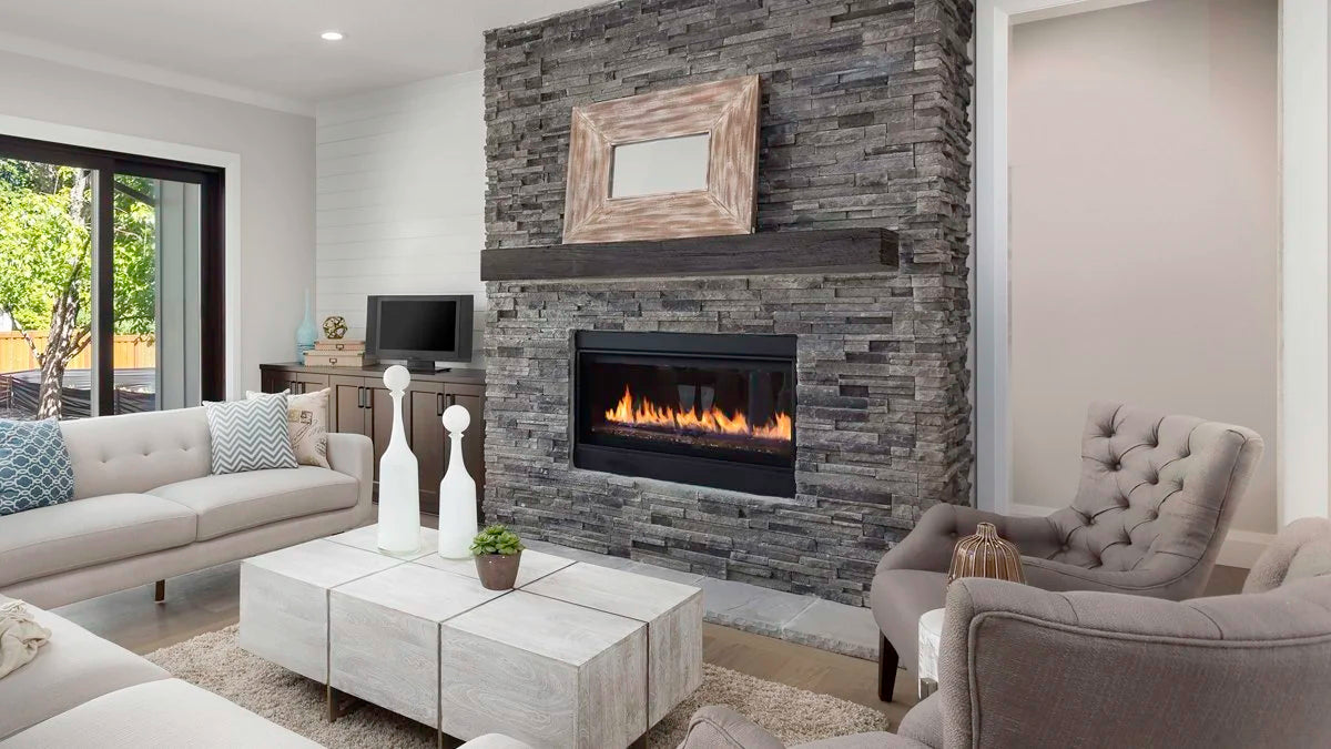 Grist Mill Barnwood Non-Combustible Mantel