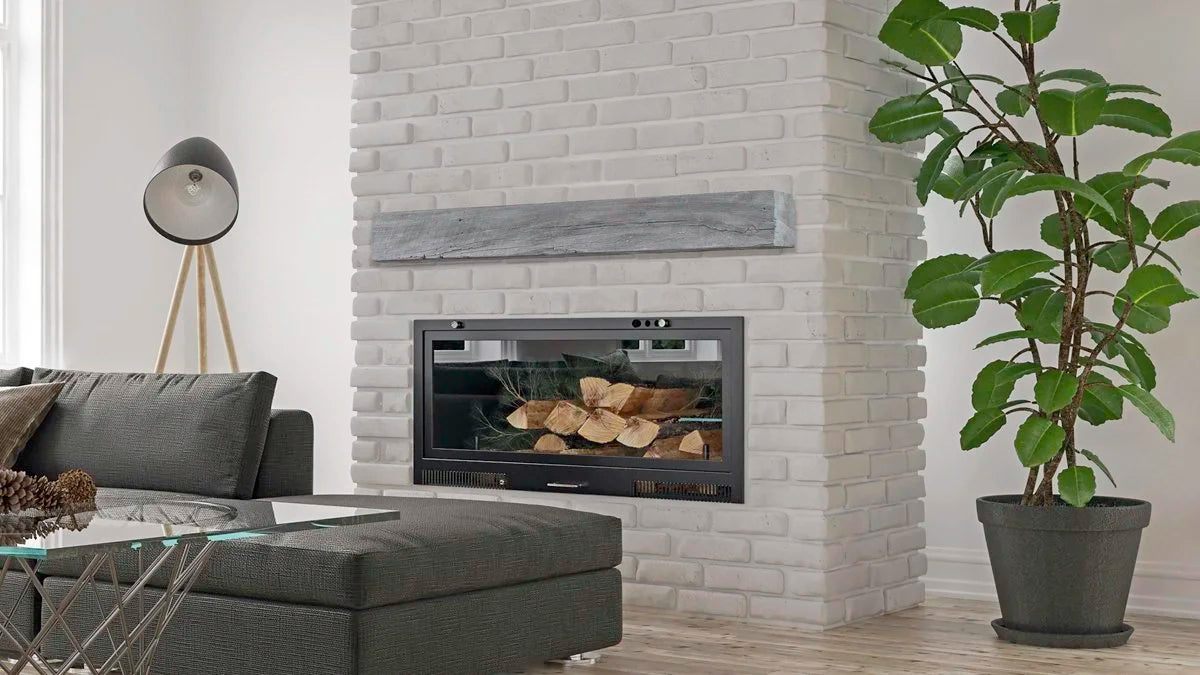 Grist Mill Barnwood Non-Combustible Mantel