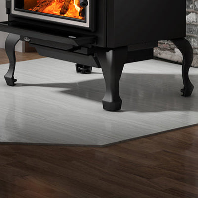 BLACK CAST IRON TRADITIONAL LEGS WITH ASH DRAWER - Wheatland Fireplace