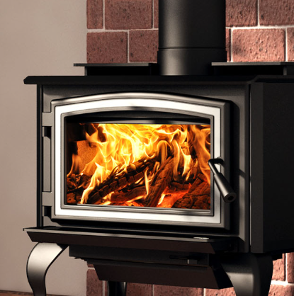 BRUSHED NICKEL DOOR OVERLAY - Wheatland Fireplace