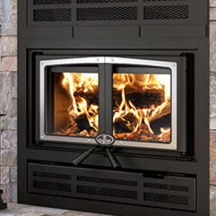 BRUSHED NICKEL DOOR OVERLAY - Wheatland Fireplace