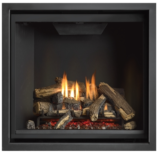 Black 4 Sided Faceplate - Wheatland Fireplace