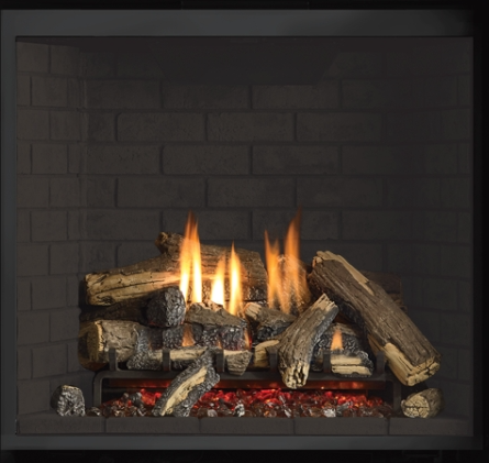 Brick Standard Design - Volcanic Black - Wheatland Fireplace