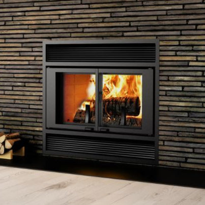 BLACK TRADITIONAL FACEPLATE - Wheatland Fireplace