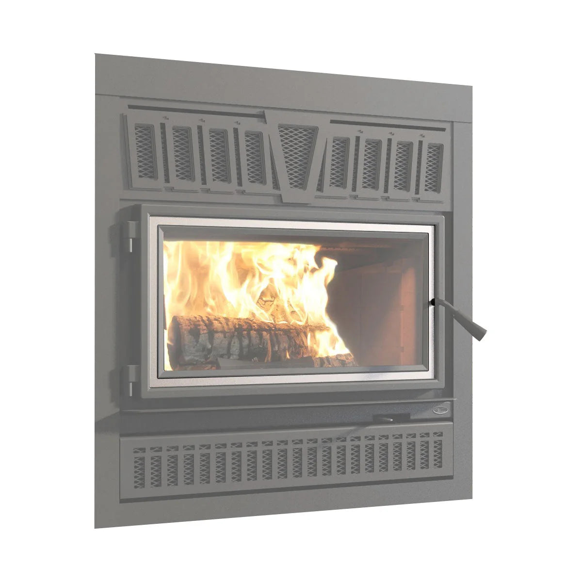 BRUSHED NICKEL DOOR OVERLAY - Wheatland Fireplace