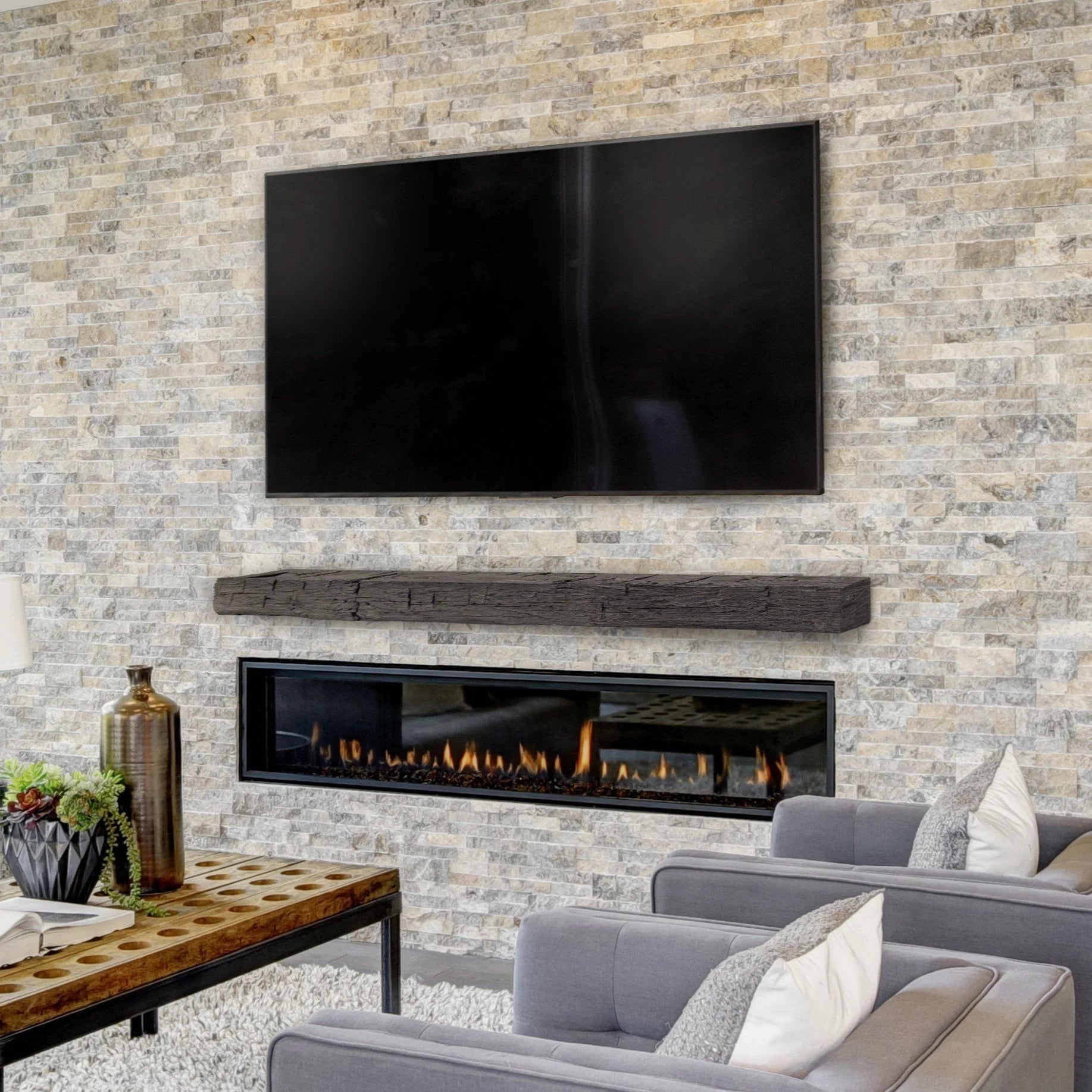 Hayloft Beam Non-Combustible Mantel