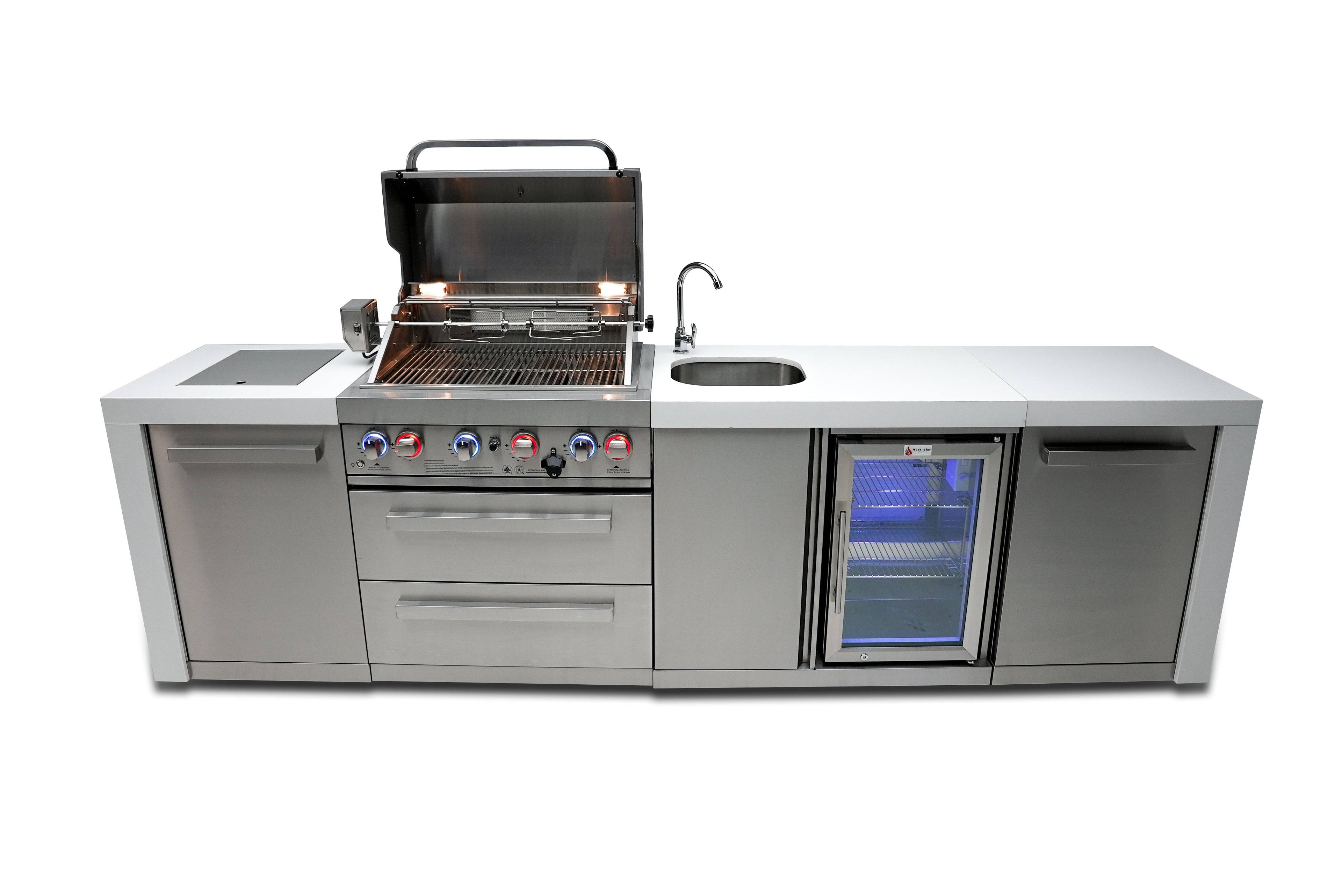 Mont Alpi 400 Deluxe Island with a Beverage center - Wheatland Fireplace