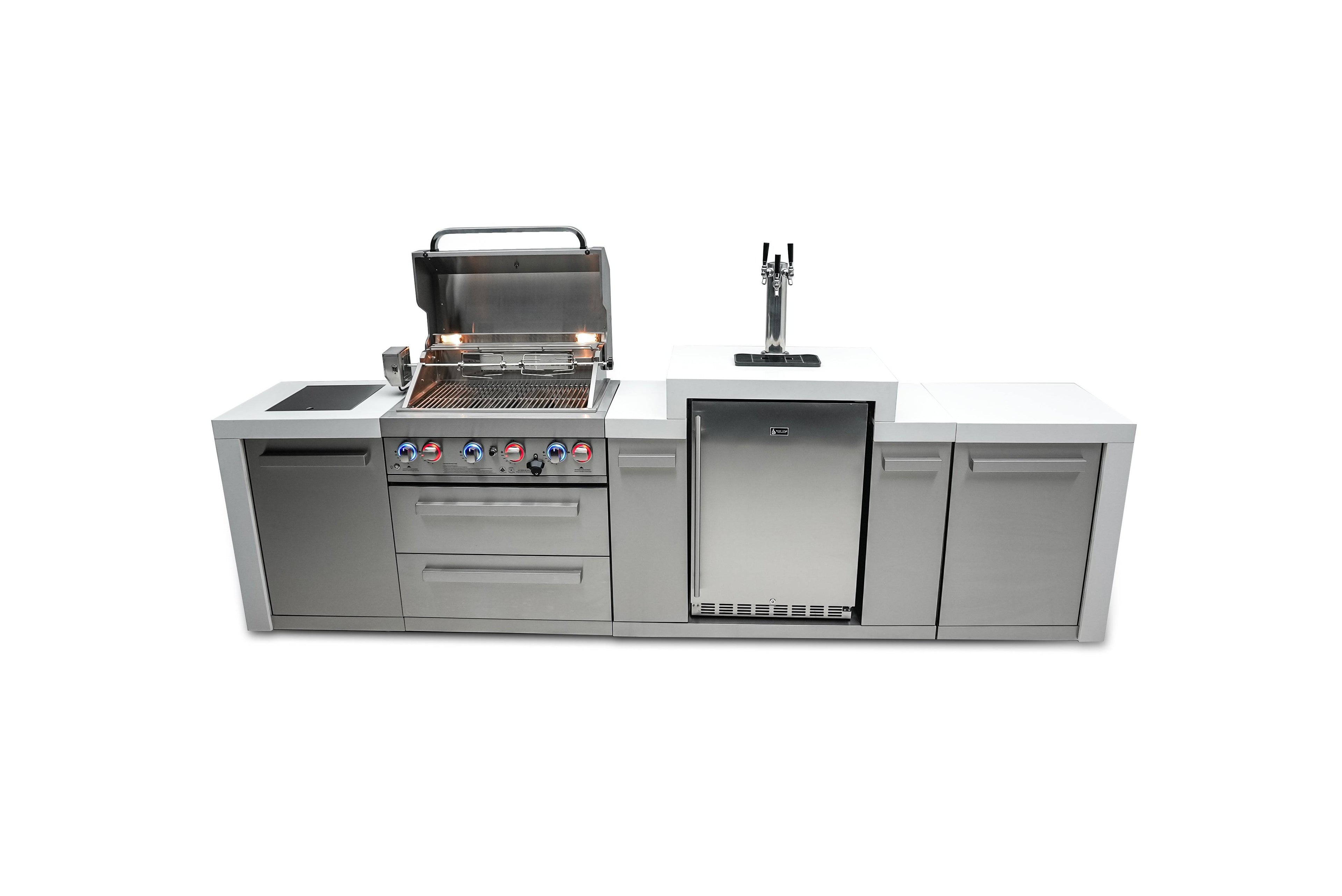 Mont Alpi 400 Deluxe Island with a Kegerator - Wheatland Fireplace