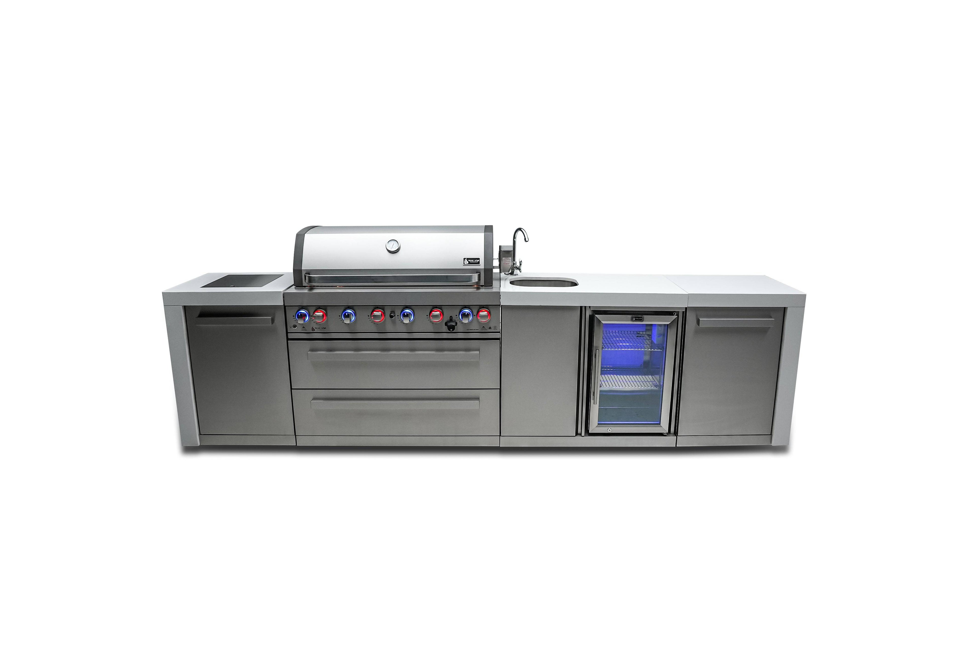 Mont Alpi 805 Deluxe Island with a Beverage center - Wheatland Fireplace