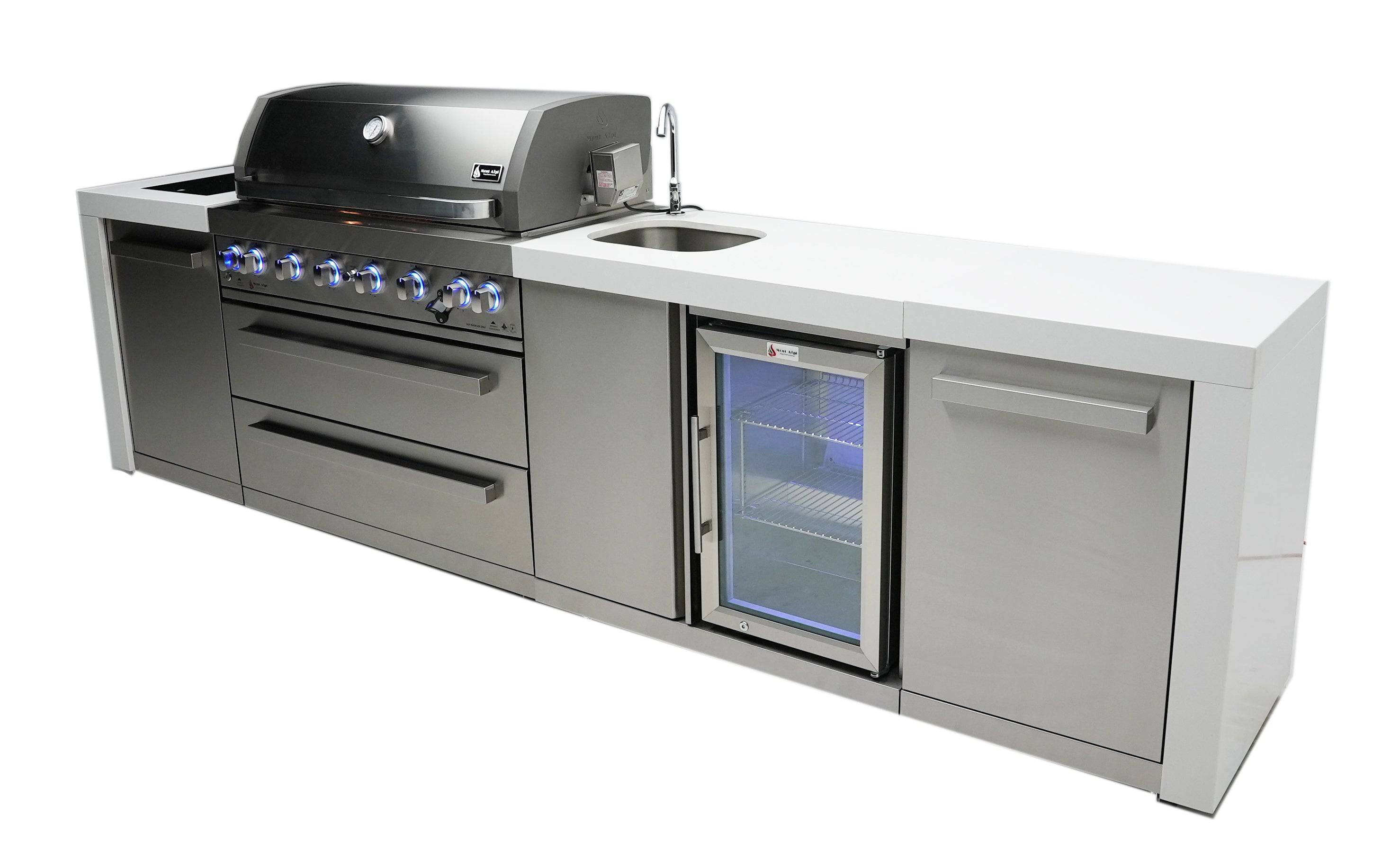 Mont Alpi 805 Deluxe Island with a Beverage center - Wheatland Fireplace