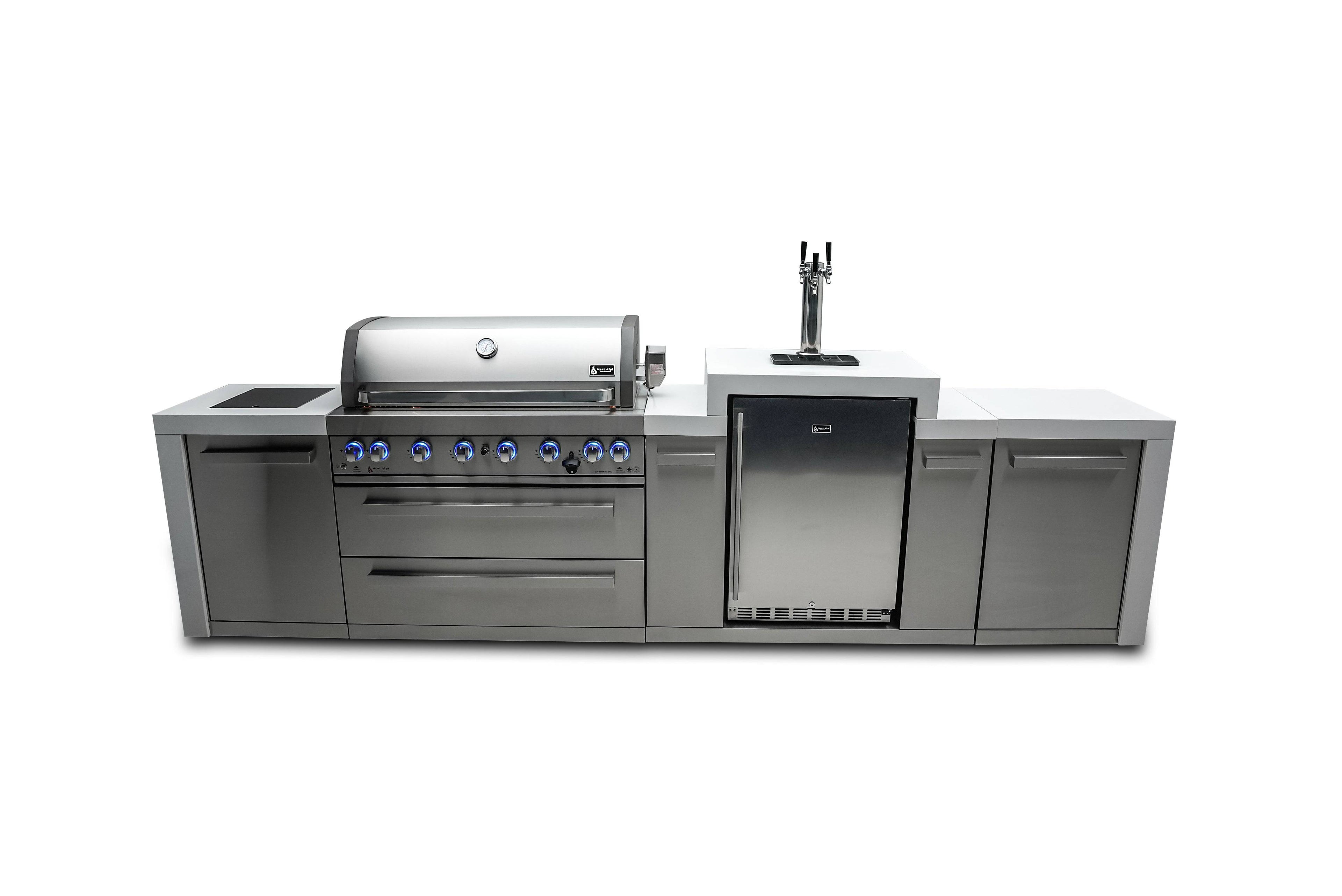 Mont Alpi 805 Deluxe Island with a Kegerator - Wheatland Fireplace