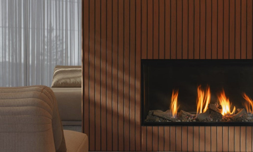 NB55 Single Sided Mesh Barrier 55" Fireplace - Wheatland Fireplace