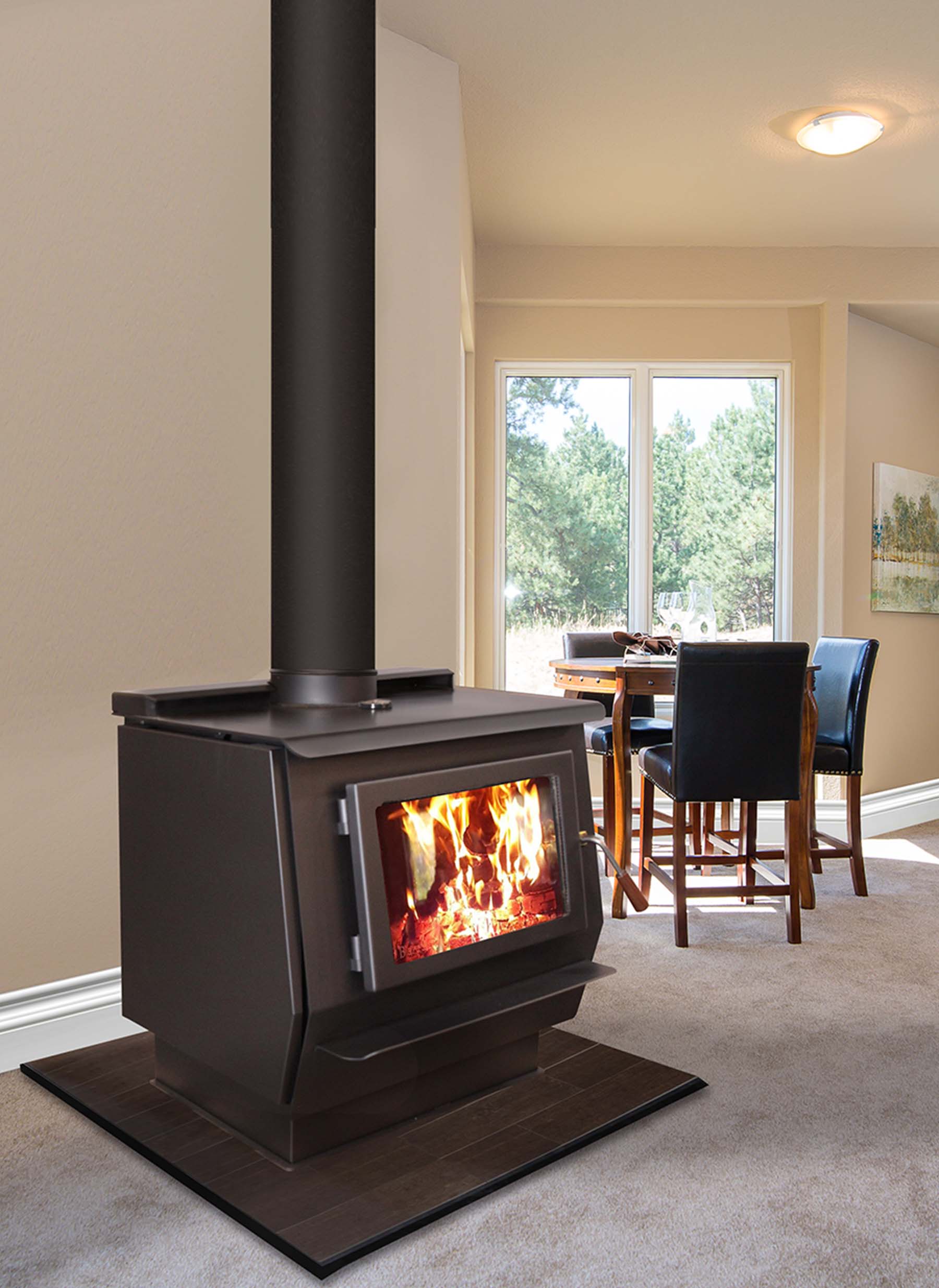 King 40 Wood Stove - Wheatland Fireplace