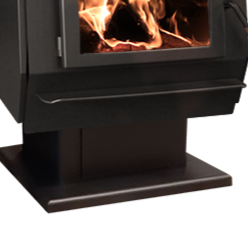 Pedestal with Ash Drawer (KE40, SC30.2, PE32) - Wheatland Fireplace