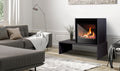 Cube Gas Stove IPI w/ Log Set, Fluted Liner & Remote