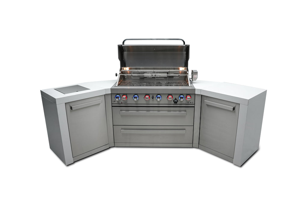 Mont Alpi 805 Deluxe Island with 45 Degree Corners - Wheatland Fireplace