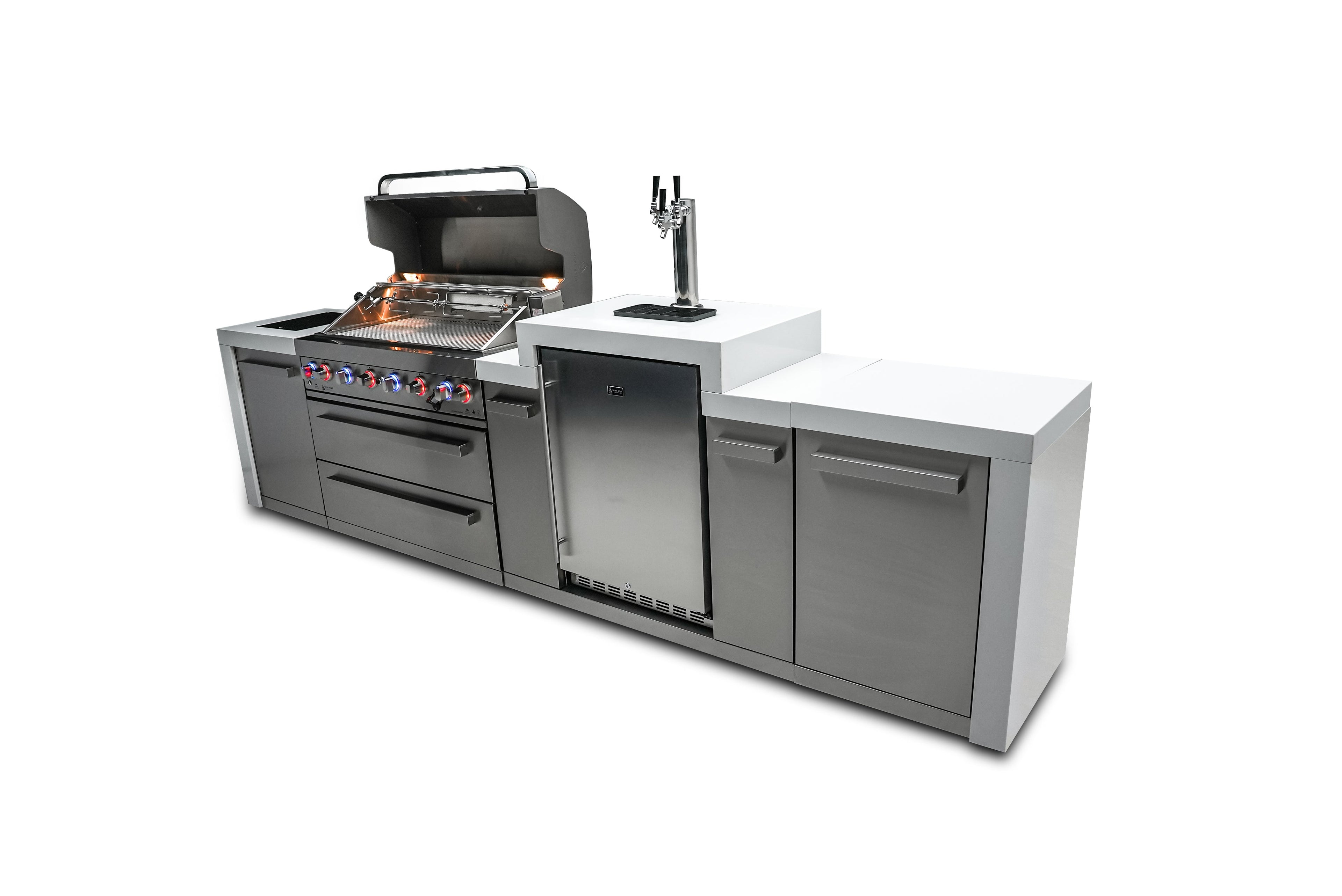 Mont Alpi 805 Deluxe Island with a Kegerator - Wheatland Fireplace