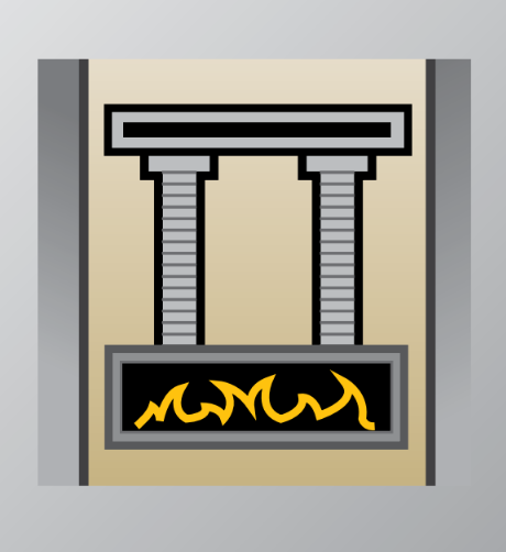 C34 Cool Surface System - Front Vent Kit (Flush) - Wheatland Fireplace