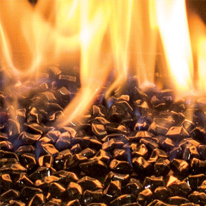 C44 Black Glass Media - Wheatland Fireplace