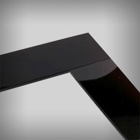 C72 Black Glass Bezel - Wheatland Fireplace
