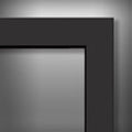 C72 Borderview Surround - Powder Coated Grey - 78 3/4” W x 21 1/2” H - Wheatland Fireplace