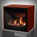 Cube Outer Panel Kit - Bordeaux Red - Wheatland Fireplace