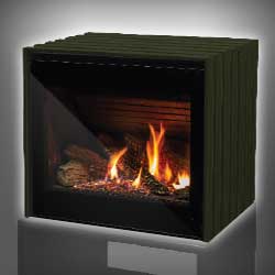 Cube Outer Panel Kit - Cypress Green - Wheatland Fireplace