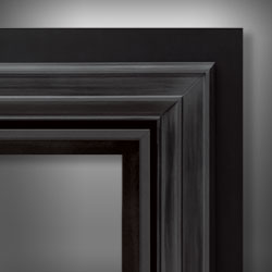 E20 Galiano Surround - Brushed Graphite - 35 3/8” W x 23 7/8” H - Wheatland Fireplace