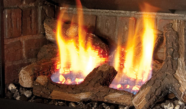 E20 Gas Insert IPI w/Log, Fan, Remote & Steel Liner - Wheatland Fireplace