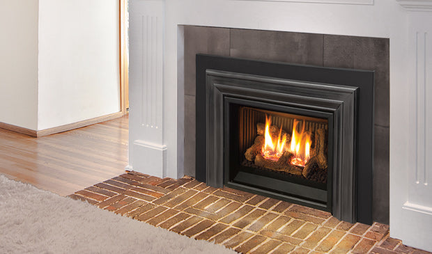 E20 Gas Insert IPI w/Log, Fan, Remote & Steel Liner - Wheatland Fireplace
