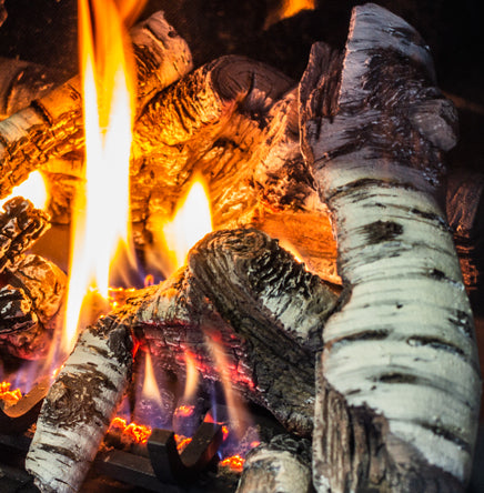 E30/E33 Birch Split Log Set - Wheatland Fireplace