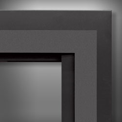 E30/EX32 Borderview Plus 4 Sided Surround Panel - Powder Coated Grey - 40” W x 31” H - Wheatland Fireplace