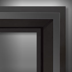 E33(IPI)/EX35 Designer Surround - Powder Coated Grey - 41 3/4” W x 25” H - Wheatland Fireplace