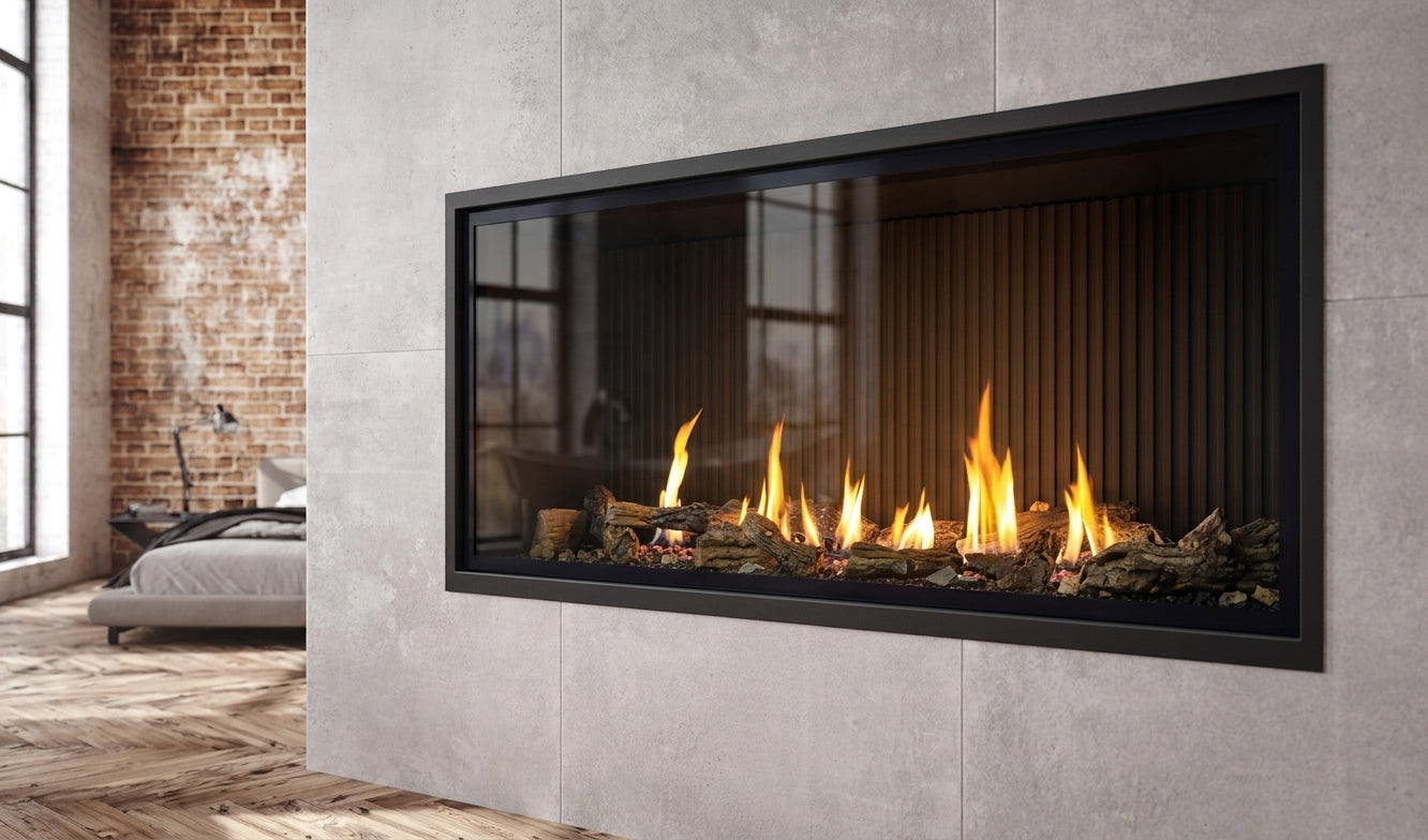 Enviro C60 Tall Linear Gas Fireplace IPI