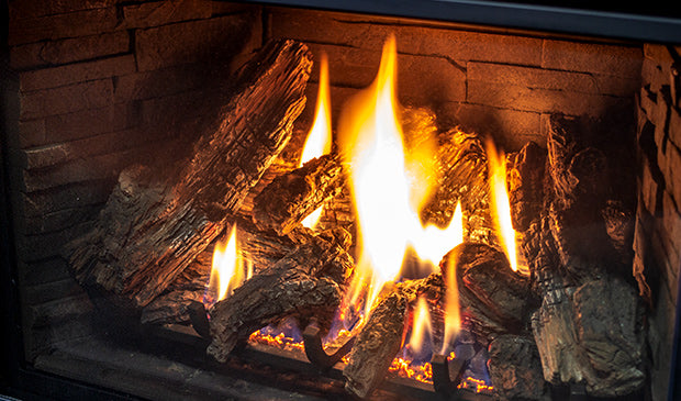Enviro E33 Gas Insert — Glass Burner - Wheatland Fireplace