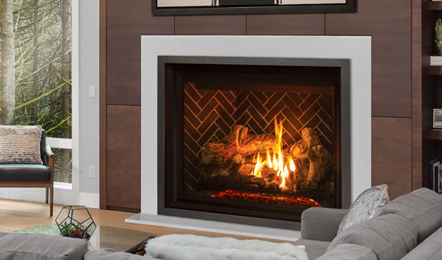 Enviro G50 Gas Fireplace — Glass Burner - Wheatland Fireplace