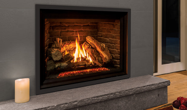 Enviro G50 Gas Fireplace — Glass Burner - Wheatland Fireplace