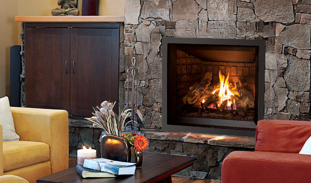 Enviro Q2 Gas Fireplace — Glass Burner - Wheatland Fireplace