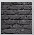 G39/RZ41 Brick Liner - Painted Black - Wheatland Fireplace