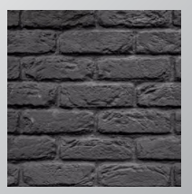 G39/RZ41 Brick Liner - Painted Black - Wheatland Fireplace