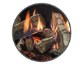 RZ41 Birch Split Log Set - Wheatland Fireplace