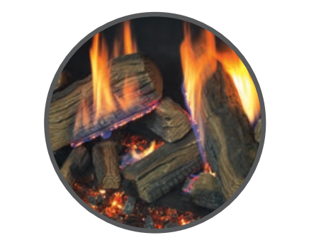 RZ41 Traditional Split Log Set - Wheatland Fireplace
