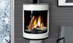 S50 FS Gas Stove Carrara White - Wheatland Fireplace