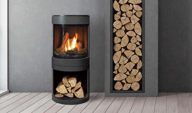 S50 FS Gas Stove IPI Painted Black - Wheatland Fireplace