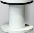 S50 Pole Pedestal - Carrara White - Wheatland Fireplace