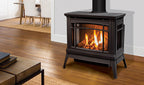 Westley Cast Iron Gas Stove - Black - Wheatland Fireplace