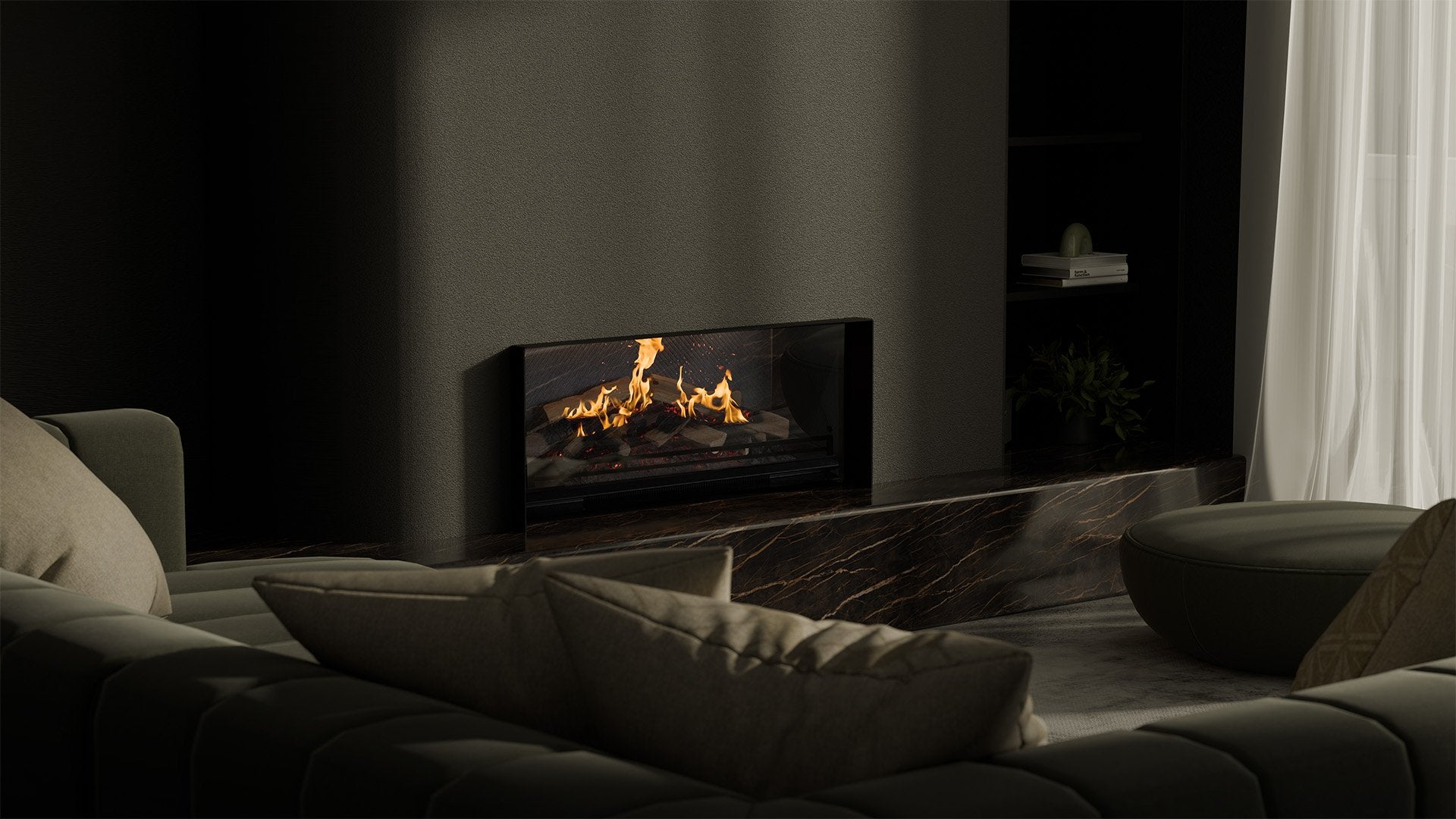 LE1000 - Wheatland Fireplace