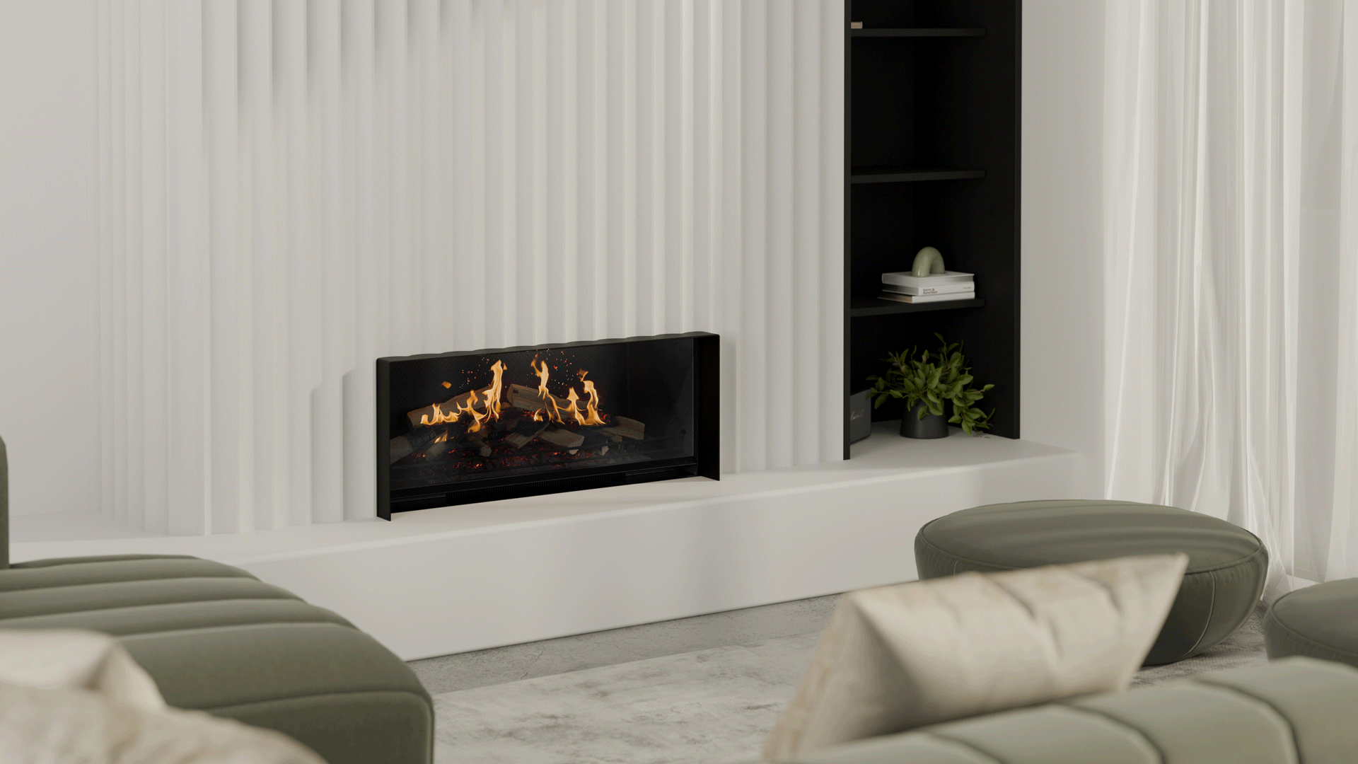 LE1000 - Wheatland Fireplace